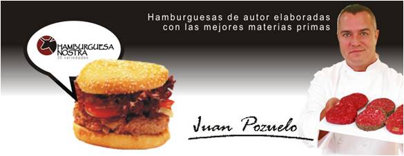 Hamburguesa Nostra, hamburguesas de autor elaboradas con las mejores materias primas